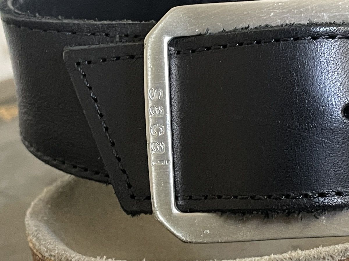 A.P.C. × Sacai APC x Sacai SS 2021 Jules Black Leather Slip-on Sandals Size US 12 / EU 45 - 2 Thumbnail
