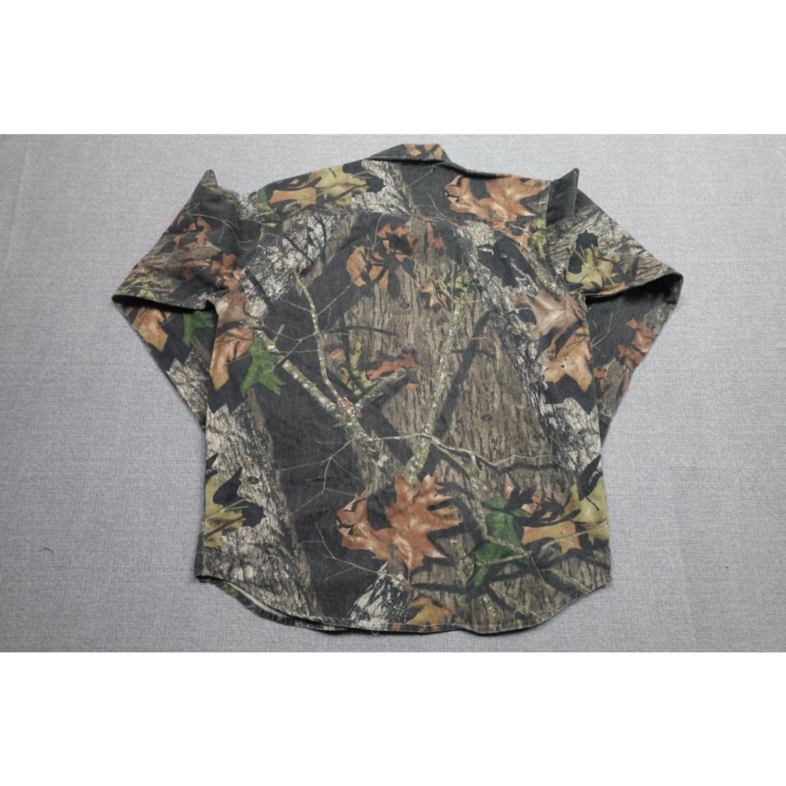 Jerzees VINTAGE Jerzees Camo Flannel Shirt Mens L Brown Mossy Oak Outdoor Button-Up Size US L / EU 52-54 / 3 - 6 Thumbnail