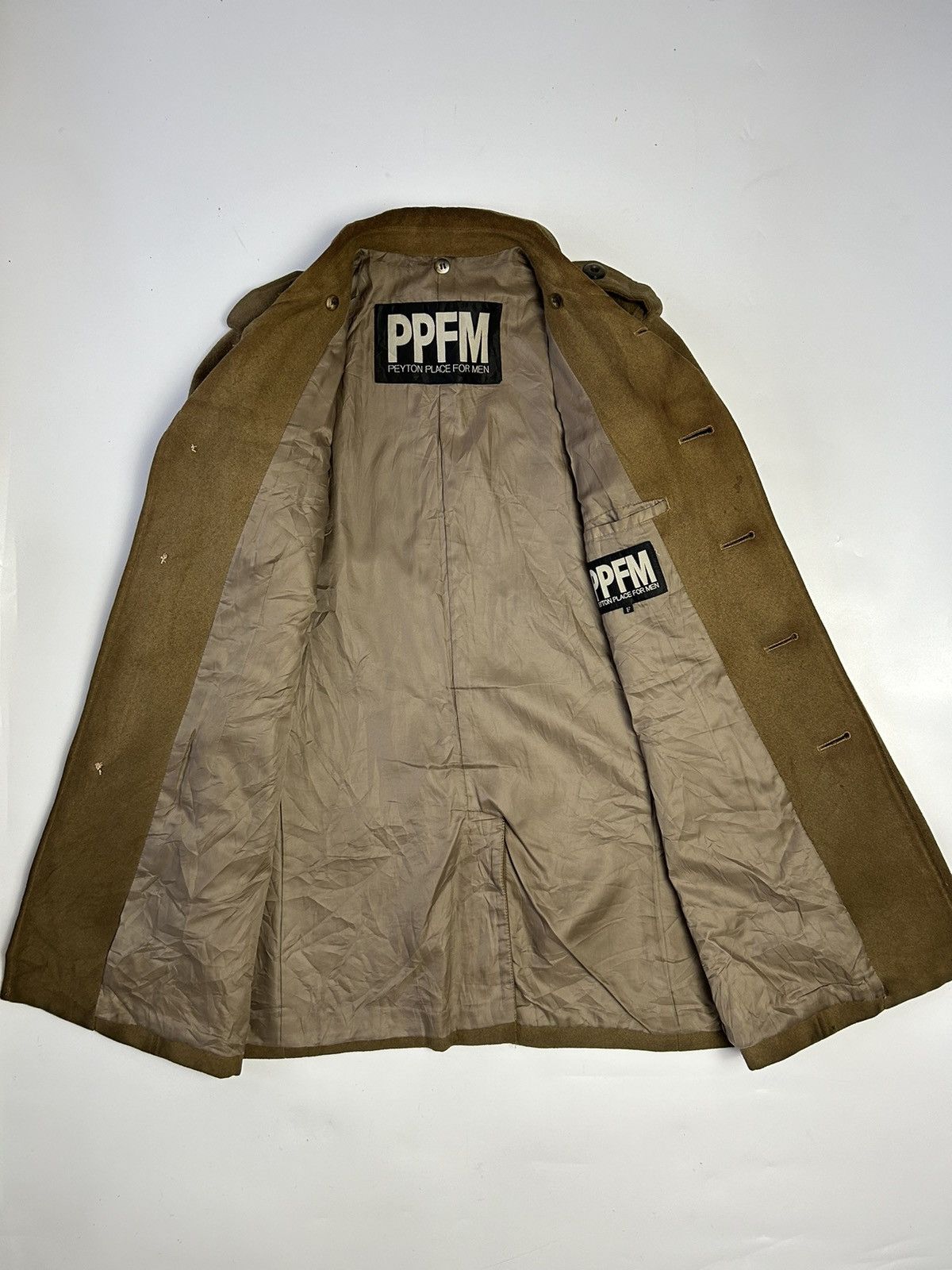 Japanese Brand × PPFM PPFM WOOL LONG JACKET Size US M / EU 48-50 / 2 - 2 Thumbnail