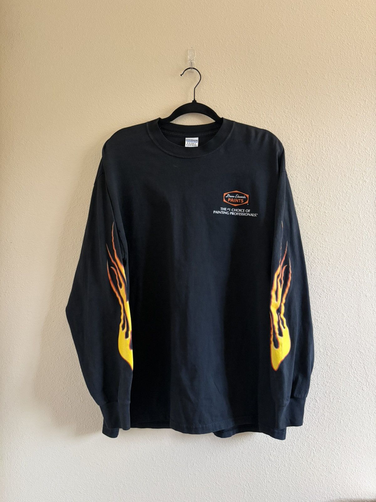 Other Dunn-Edwards Paints Promo Flame Long Sleeve Black Tee XL Size US XL / EU 56 / 4 - 2 Thumbnail