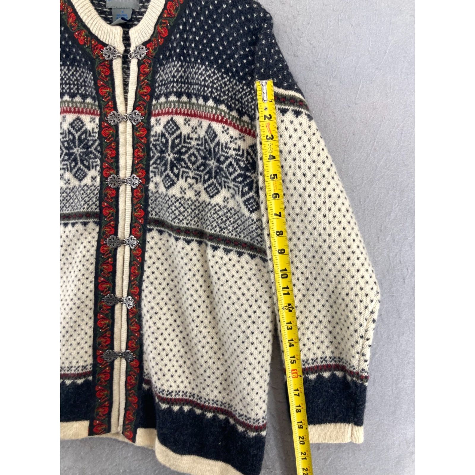 Vintage VINTAGE Squaw Valley Cardigan Womens Medium Wool Size M / US 6-8 / IT 42-44 - 4 Thumbnail