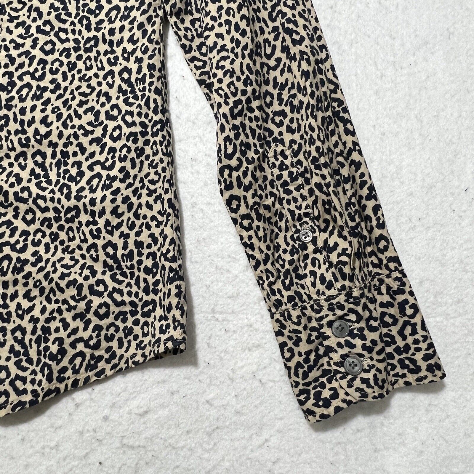 J.Crew J. Crew Button Up Long Sleeve Cheetah Leopard Print Top Size S / US 4 / IT 40 - 6 Thumbnail