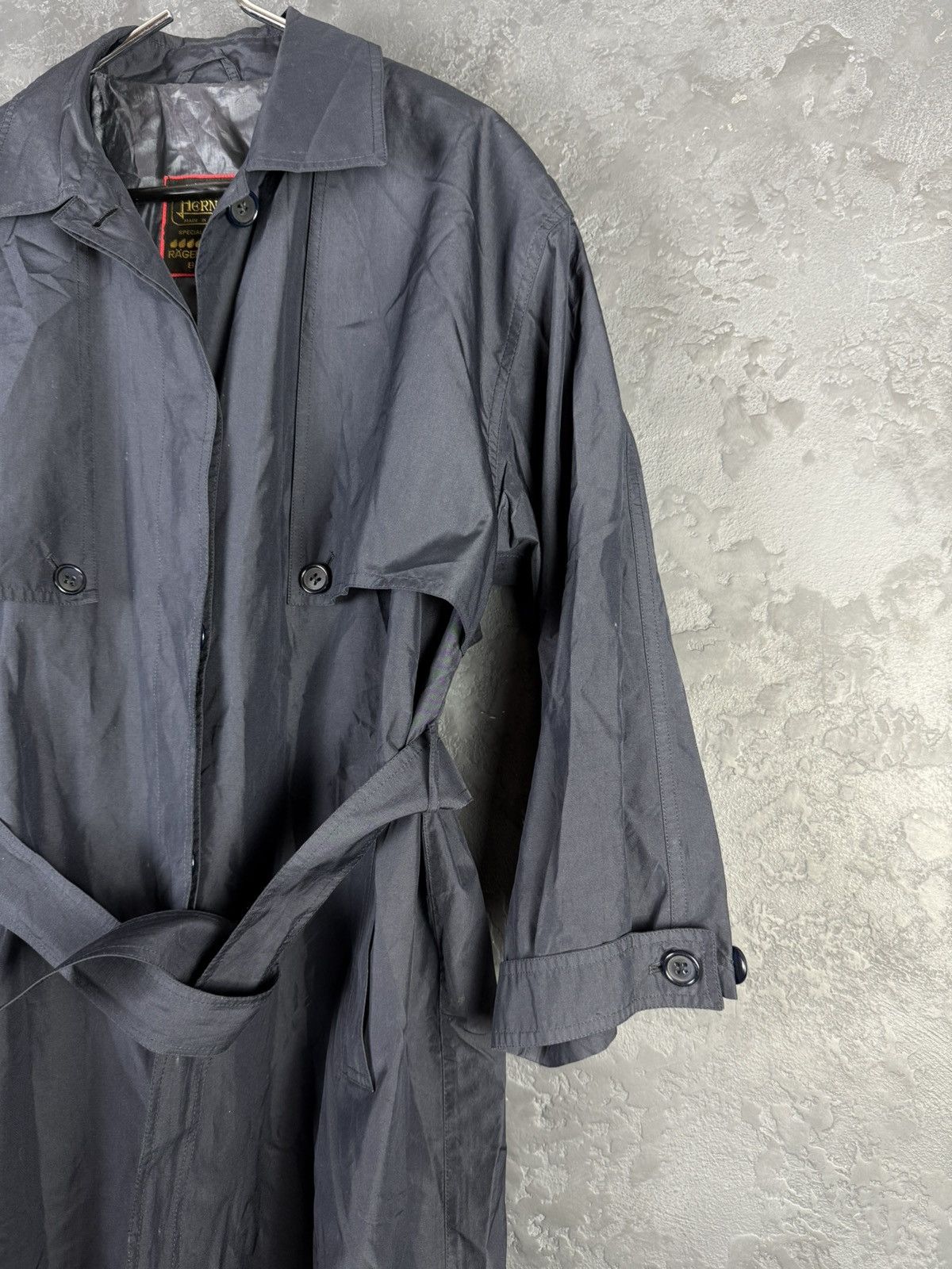Herno HERNO Vintage Made in Italy Light Belted Trench Coat Size L / US 10 / IT 46 - 4 Thumbnail