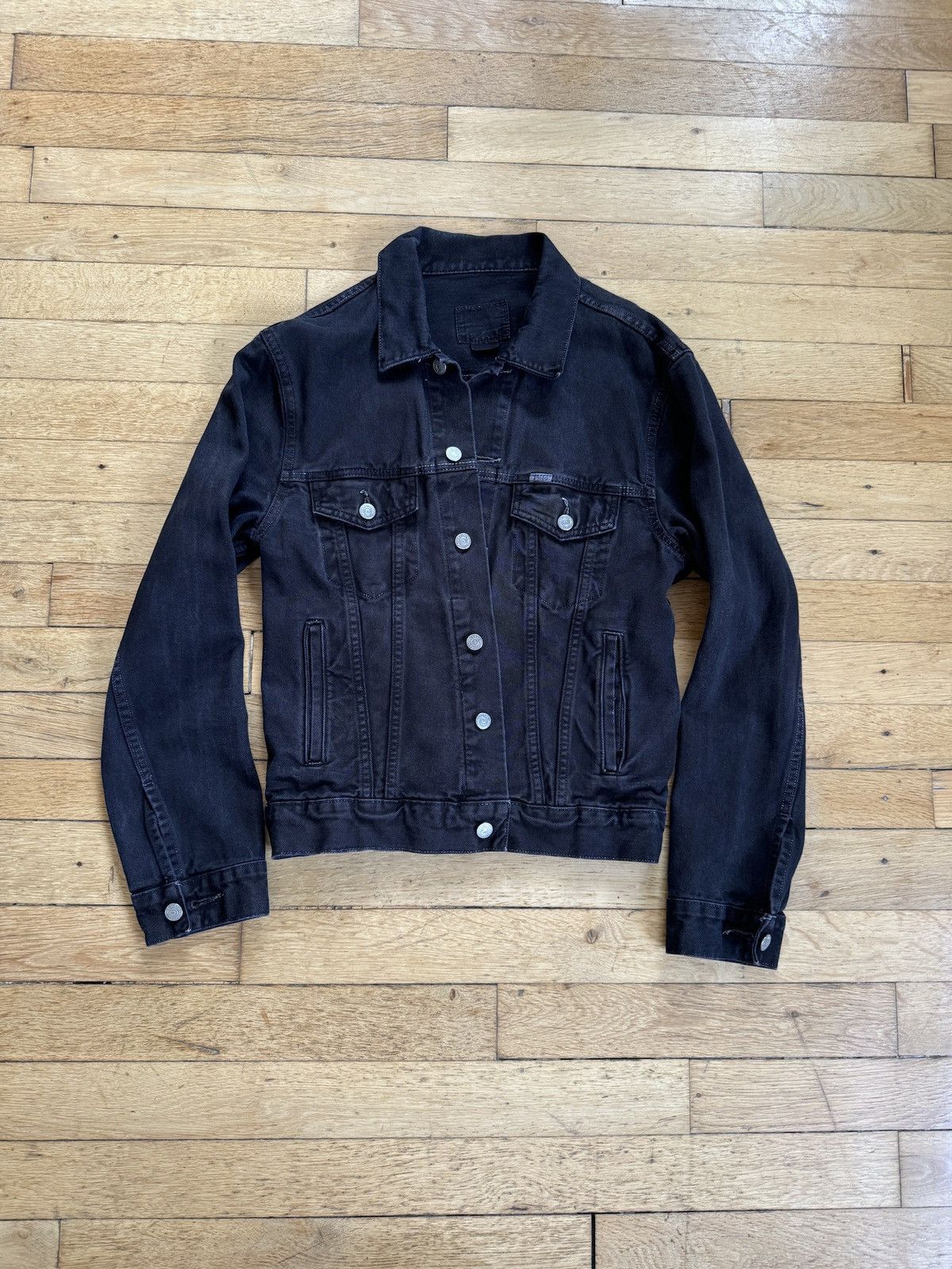 Polo Ralph Lauren Vintage Polo Ralph Lauren Black Denim Jacket Size US M / EU 48-50 / 2 - 1 Thumbnail