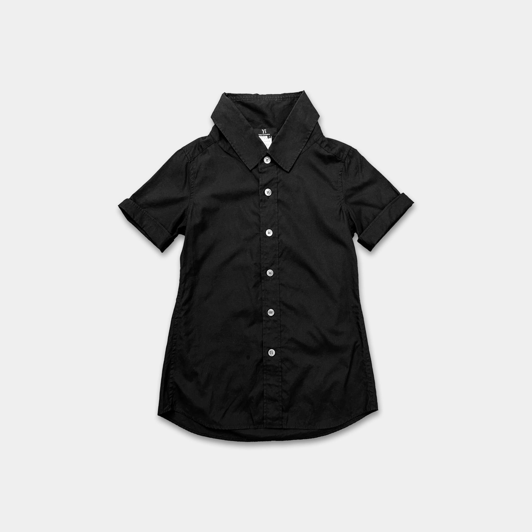 Y's Yohji Yamamoto Y's Black Short Sleeve Shirt Size XS / US 0-2 / IT 36-38 - 1 Thumbnail