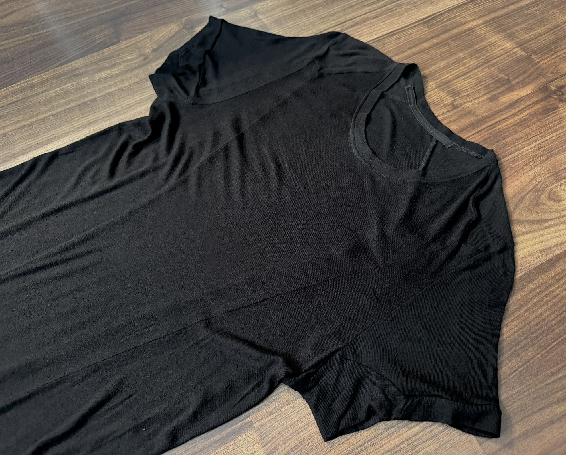 Julius Julius Prism Rayon Long T-Shirt Black Size 3 Japan Size US L / EU 52-54 / 3 - 8 Thumbnail