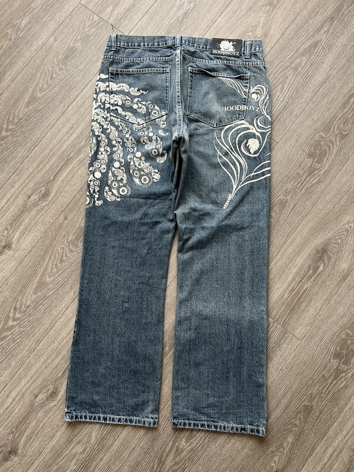 Vintage Vintage HoodBoyz Rap Jeans Size US 38 / EU 54 - 1 Thumbnail