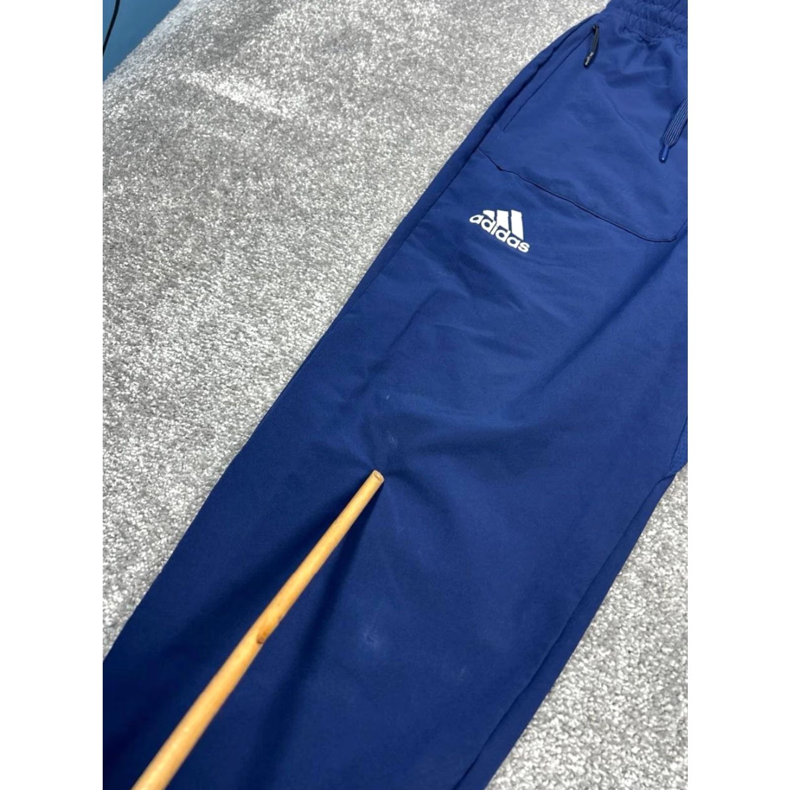 Adidas VINTAGE Adidas Women's Joggers Pants L Blue Athleisure Sports Activewear Running Gym Size 36" / US 14 / IT 50 - 3 Thumbnail