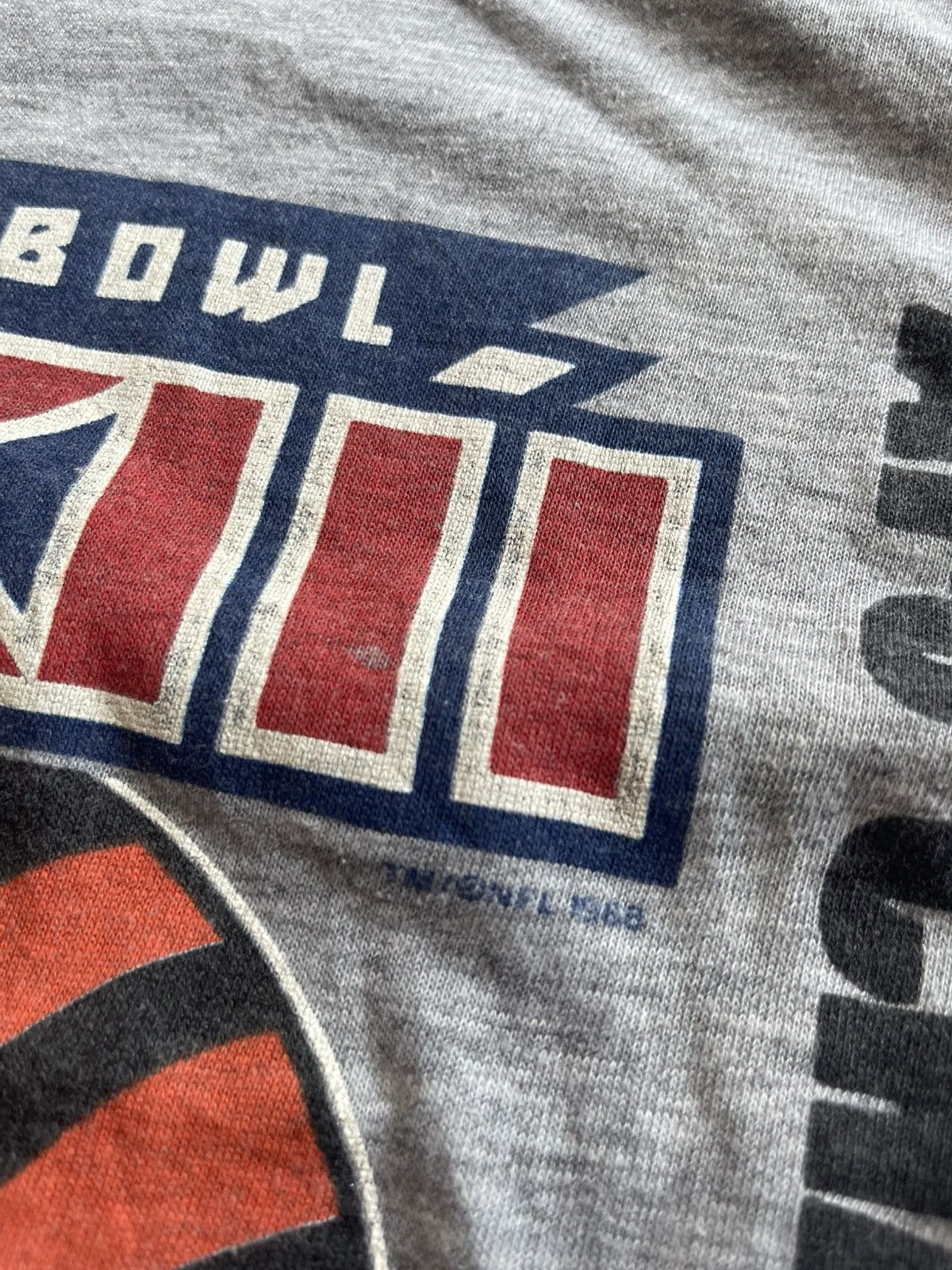 NFL VTG 1988 Super Bowl XXIII Cincinnati Bengals AFC Champions Size US L / EU 52-54 / 3 - 4 Thumbnail