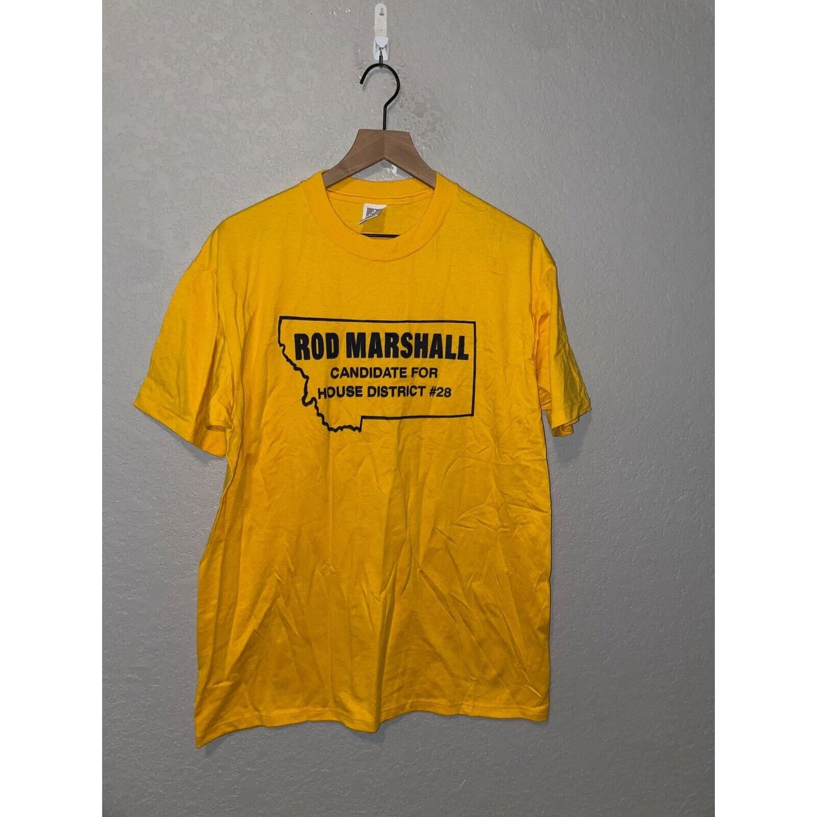 Jerzees Vintage Rod Marshall Shirt Candidate #28 Shirt Large 90s Size US L / EU 52-54 / 3 - 1 Thumbnail