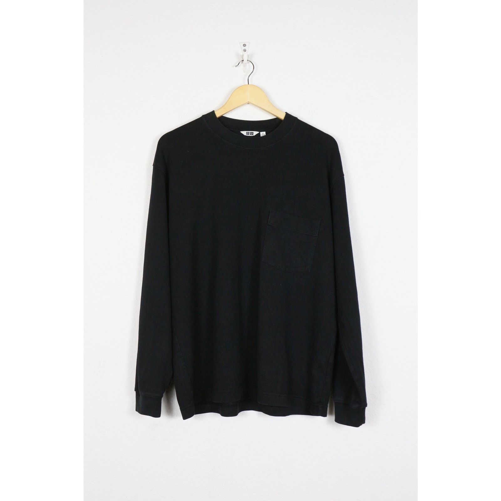 Uniqlo Uniqlo by Christophe Lemaire Washed Black LS Tee T-shirt Size US M / EU 48-50 / 2 - 1 Thumbnail