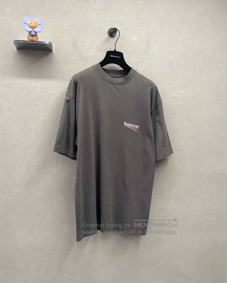 Balenciaga Balenciaga Coke Logo Grey Short Sleeve T-Shirt Size US XS / EU 42 / 0 - 3 Thumbnail