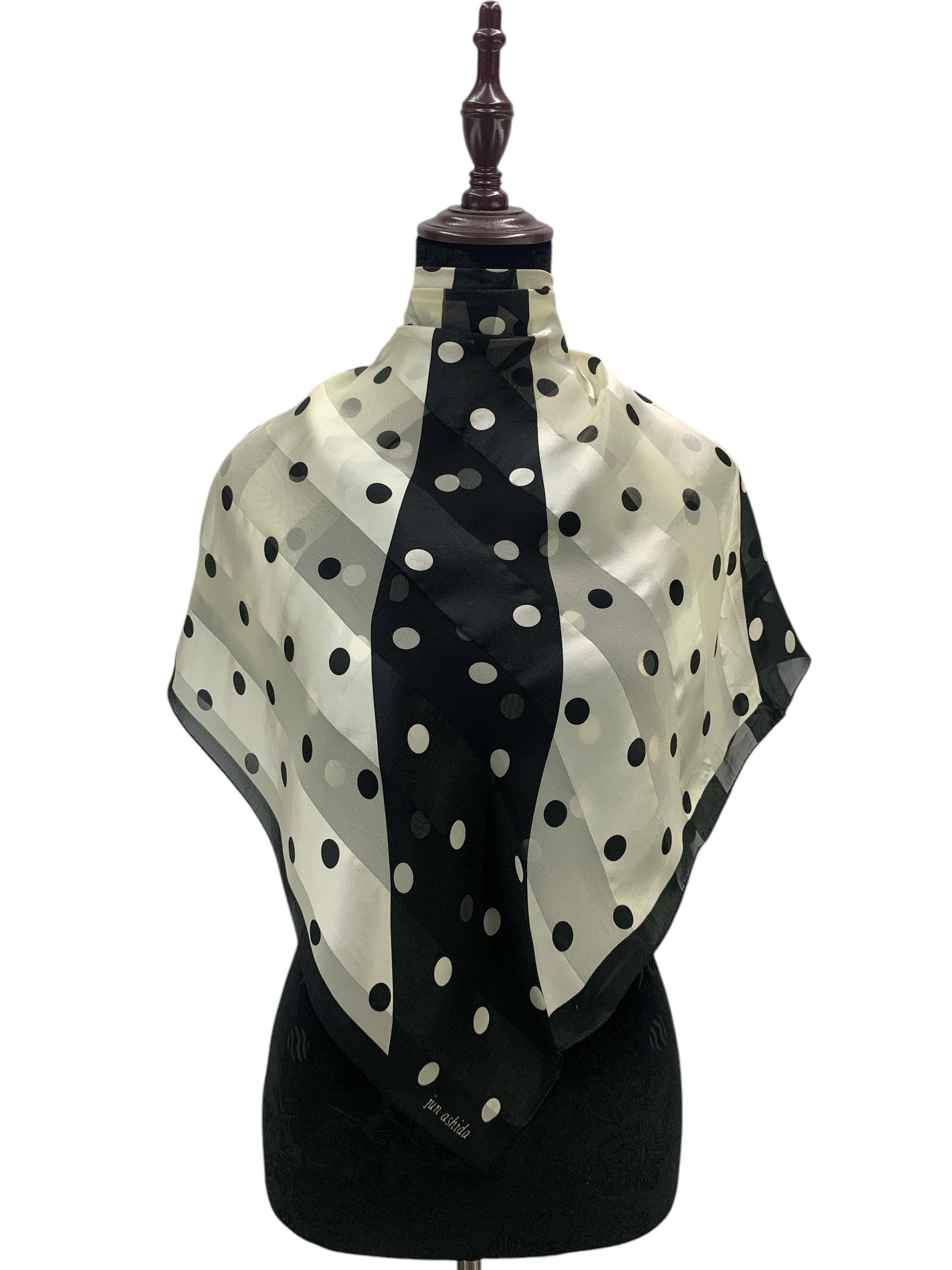 Japanese Brand × Vintage Vintage Jun Ashida Silk Scarf Neckwear - SCA2129 Size ONE SIZE - 1 Thumbnail