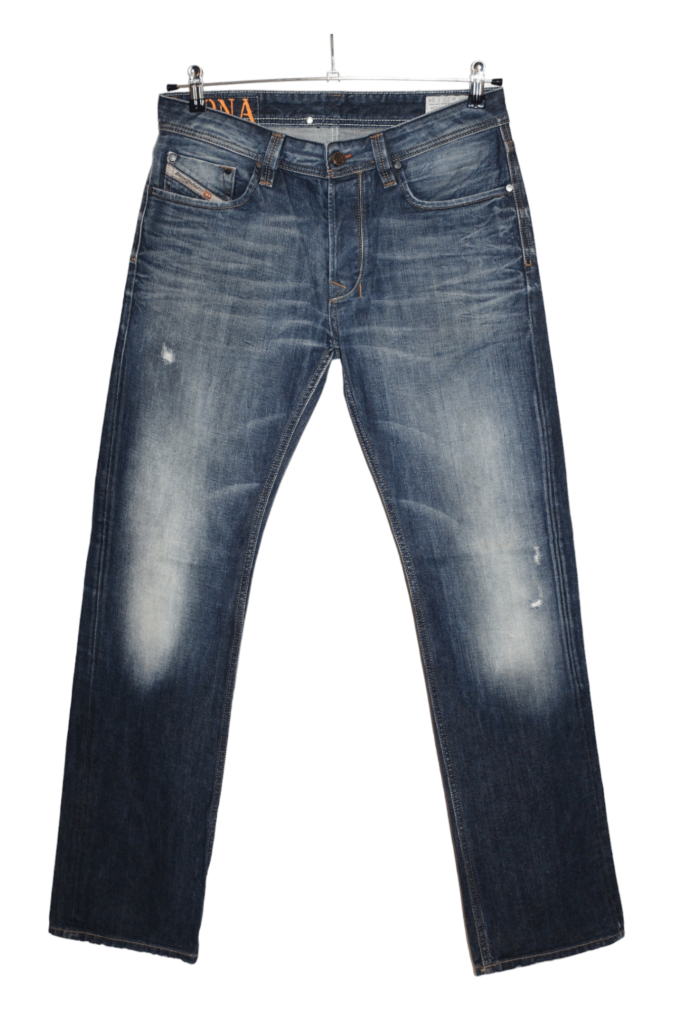 Diesel DIESEL D.N.A. Larkee Regular-Straight 008Y3 Distressed Jeans Size US 32 / EU 48 - 1 Thumbnail