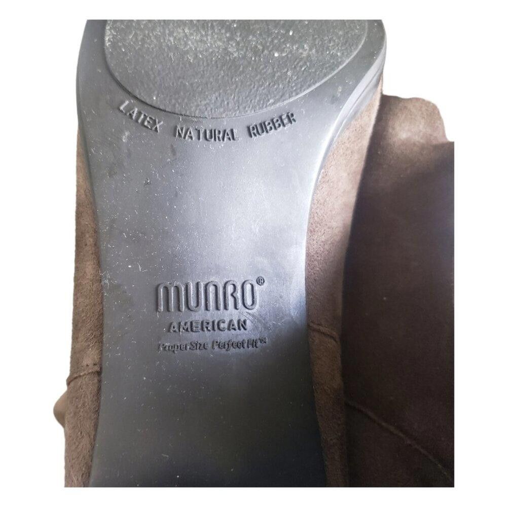 Designer SH133 Murno Brown Suede Booties 9.5 Size US 9.5 / IT 39.5 - 7 Thumbnail