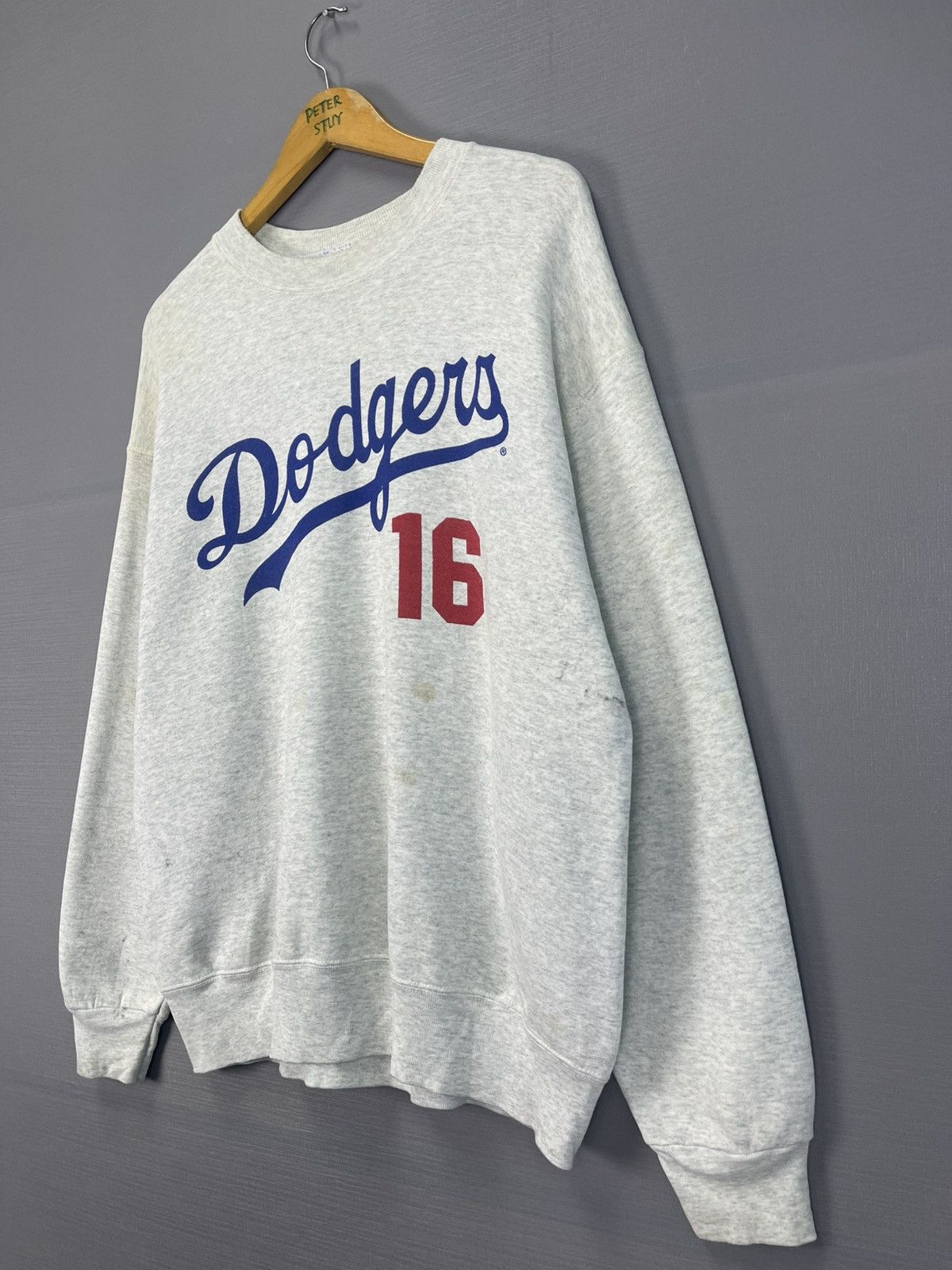 MLB Vintage 1995 MLB LA Dodgers Team Sweatshirt Size US L / EU 52-54 / 3 - 3 Thumbnail