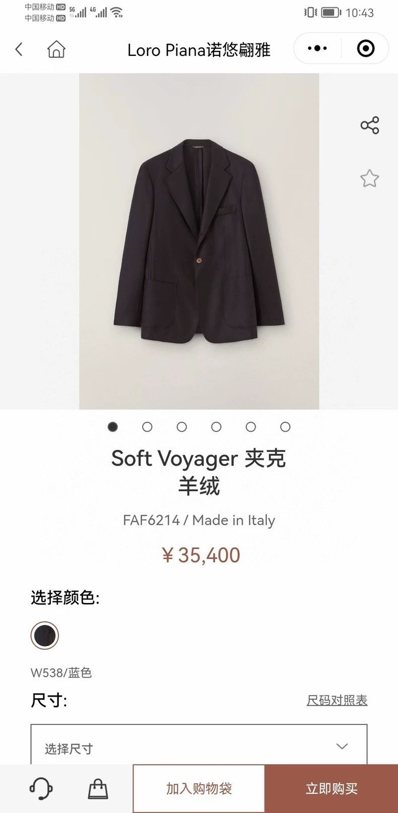 Loro Piana LORO PIANA Goat hair coat Size US XXL / EU 58 / 5 - 2 Thumbnail