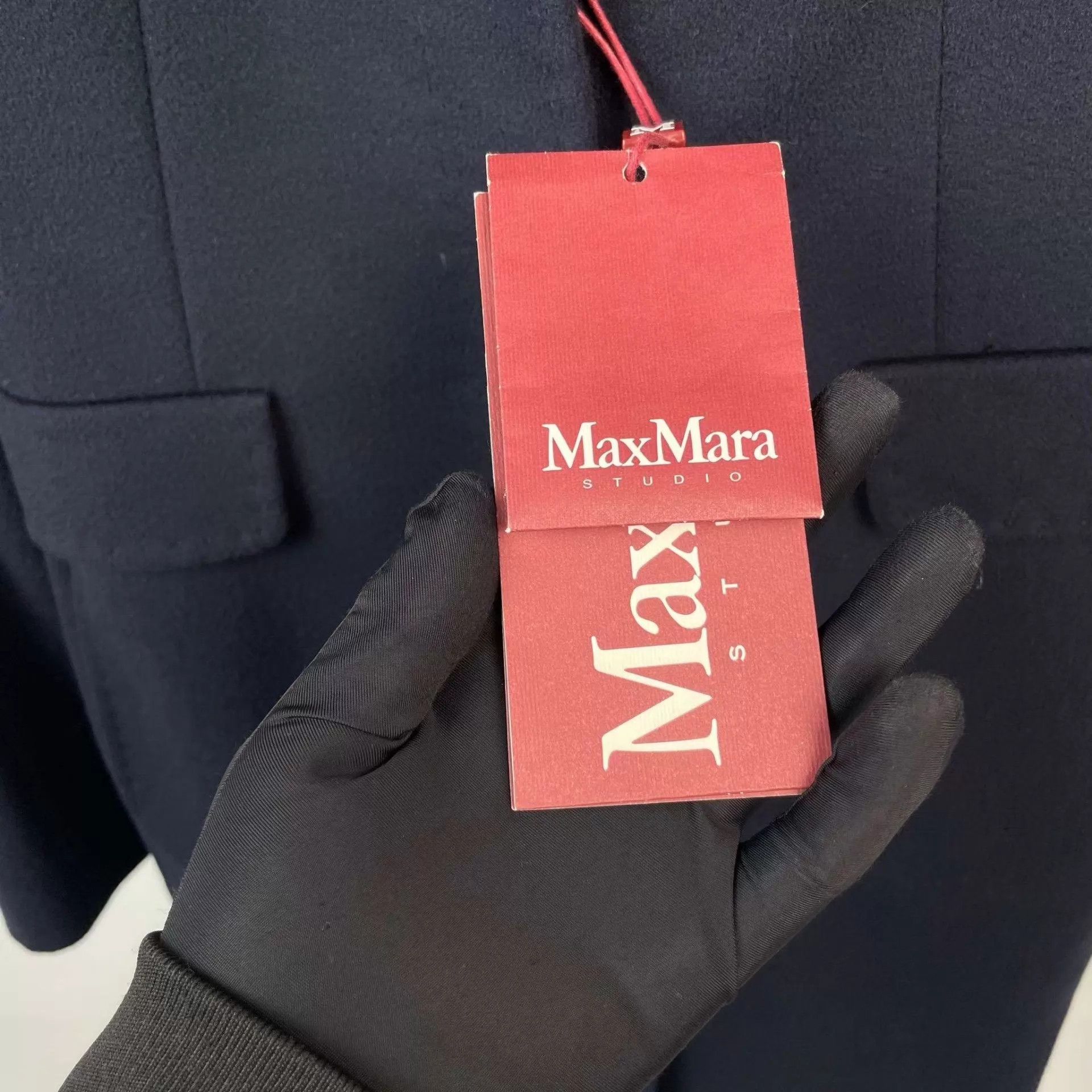 Max Mara Max Mara mid-length cashmere coat navy Size M / US 6-8 / IT 42-44 - 4 Thumbnail