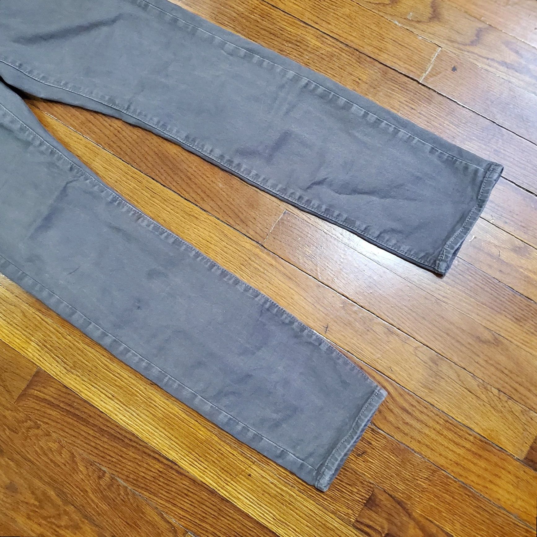 J.Crew J.CREW 484 Pants Slim Chino 5 Pocket Mens Brown 31x32 Denim Twill Flat Front Casual Size US 29 - 5 Thumbnail