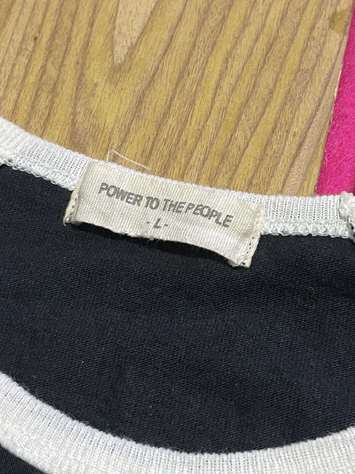 If Six Was Nine Y2K POWER TO THE PEOPLE long sleeve tshirt Size US L / EU 52-54 / 3 - 5 Thumbnail