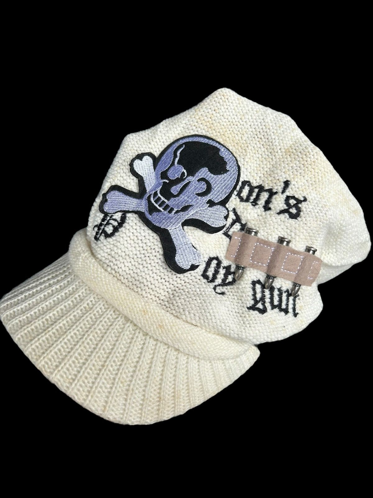 Japanese Brand × Kapital × Vintage Skull Punk Bondage Style Hats☠️ Size ONE SIZE - 2 Thumbnail