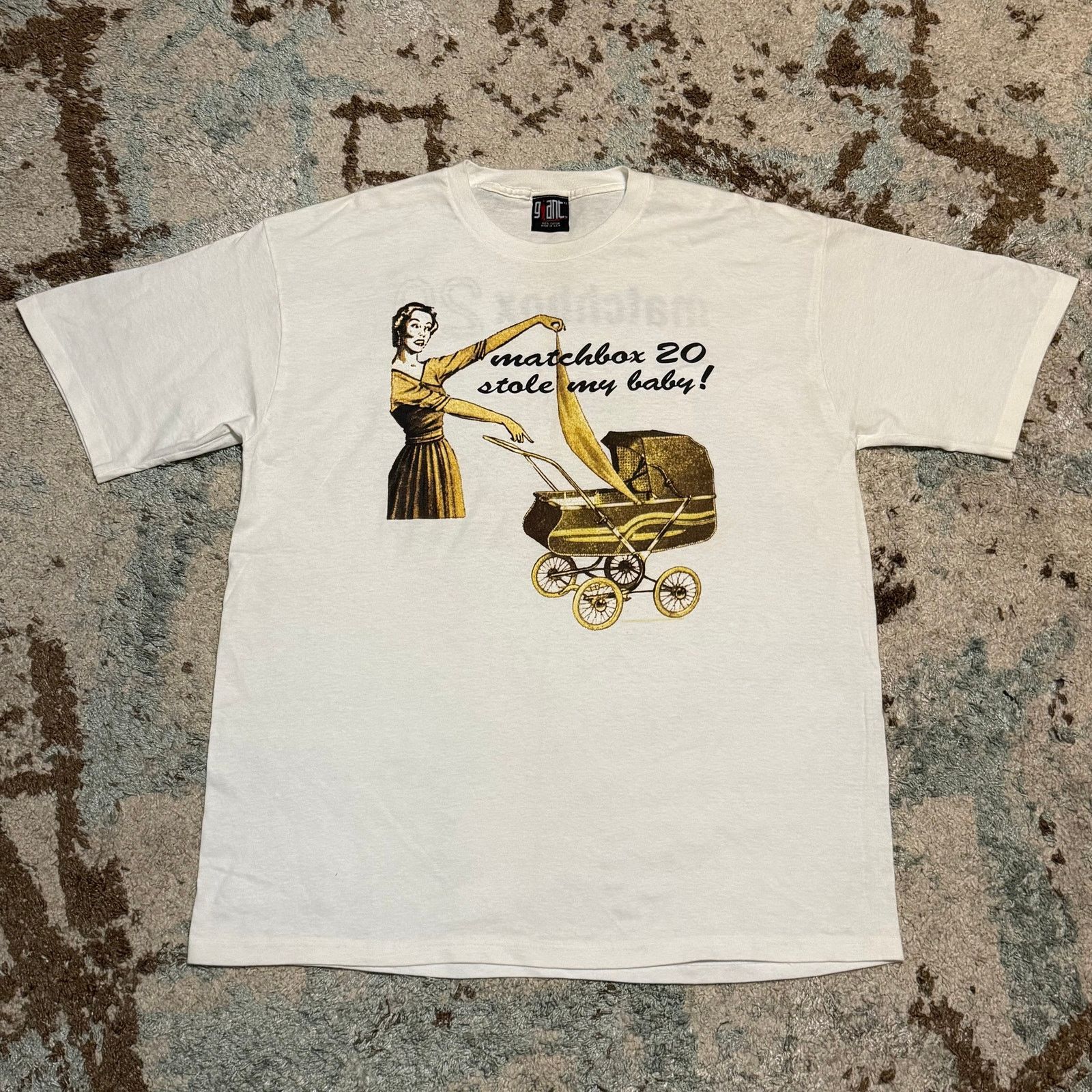 Band Tees × Giant × Vintage 1997 Matchbox 20 Stole My Baby Shirt Size XL Giant Band Tee Size US XL / EU 56 / 4 - 2 Thumbnail