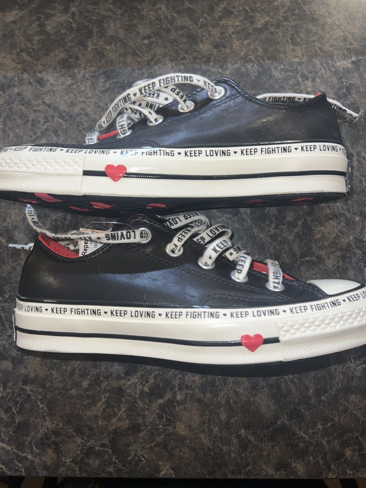 Converse VERY RARE Converse KeepFightingKeepLoving Women’s 5.5 Size US 5.5 / IT 35.5 - 6 Thumbnail