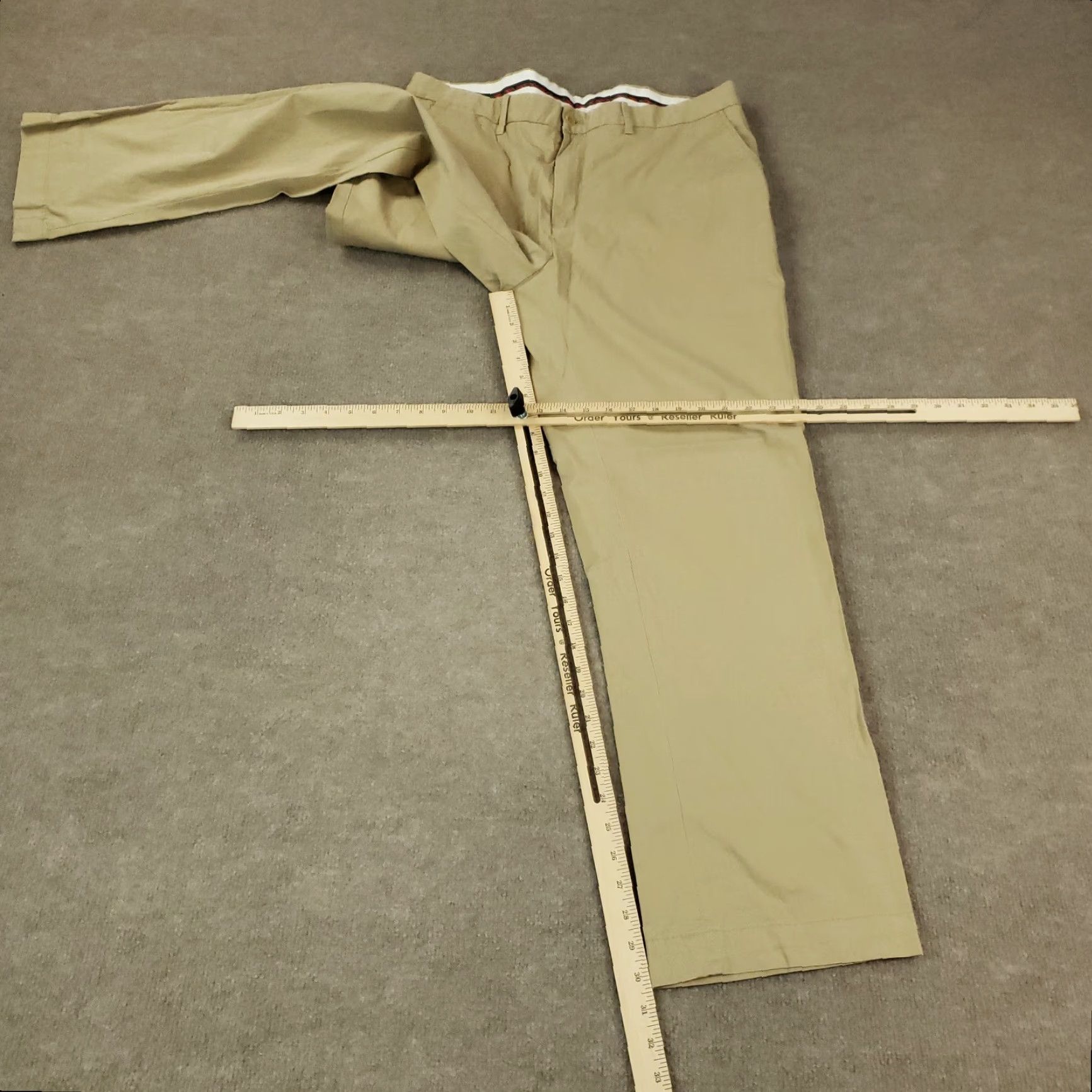 Ralph Lauren Polo Golf Ralph Lauren Pants Mens 36x30 Beige Chino Straight Leg Casual Stretch Size US M / EU 48-50 / 2 - 2 Thumbnail