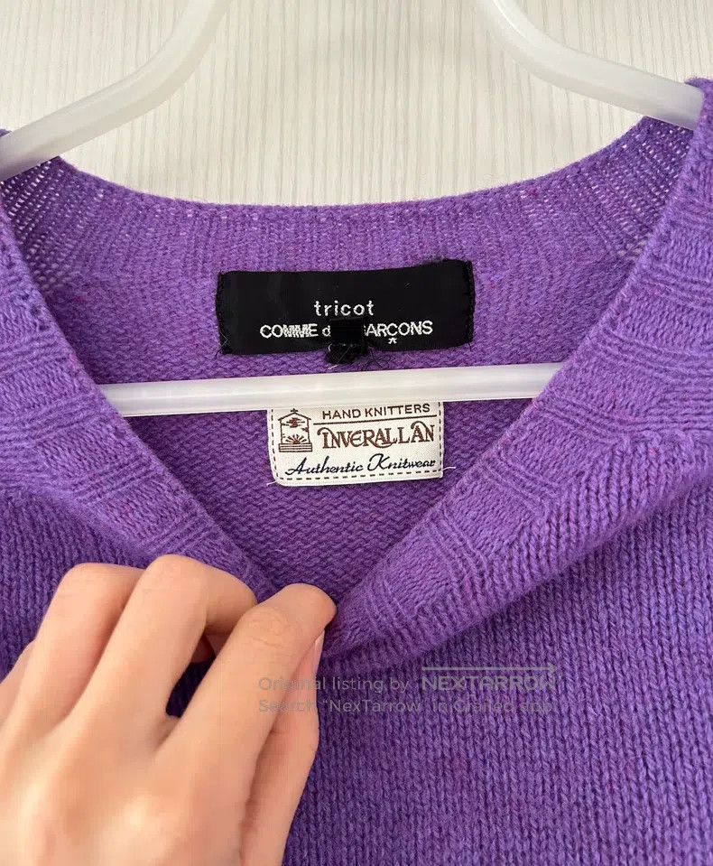 Comme des Garcons Comme Des Garcons Purple sweater Size S / US 4 / IT 40 - 4 Thumbnail