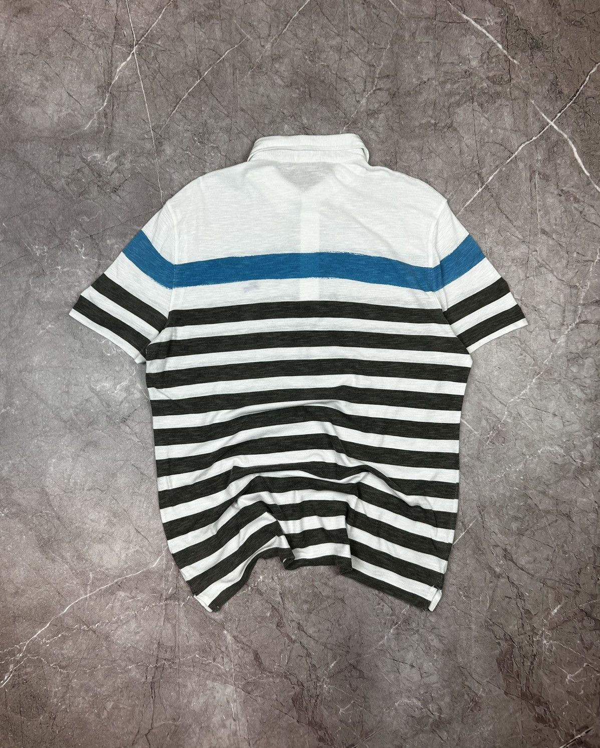 Burberry Burberry Striped Polo Shirt Size US XL / EU 56 / 4 - 2 Thumbnail