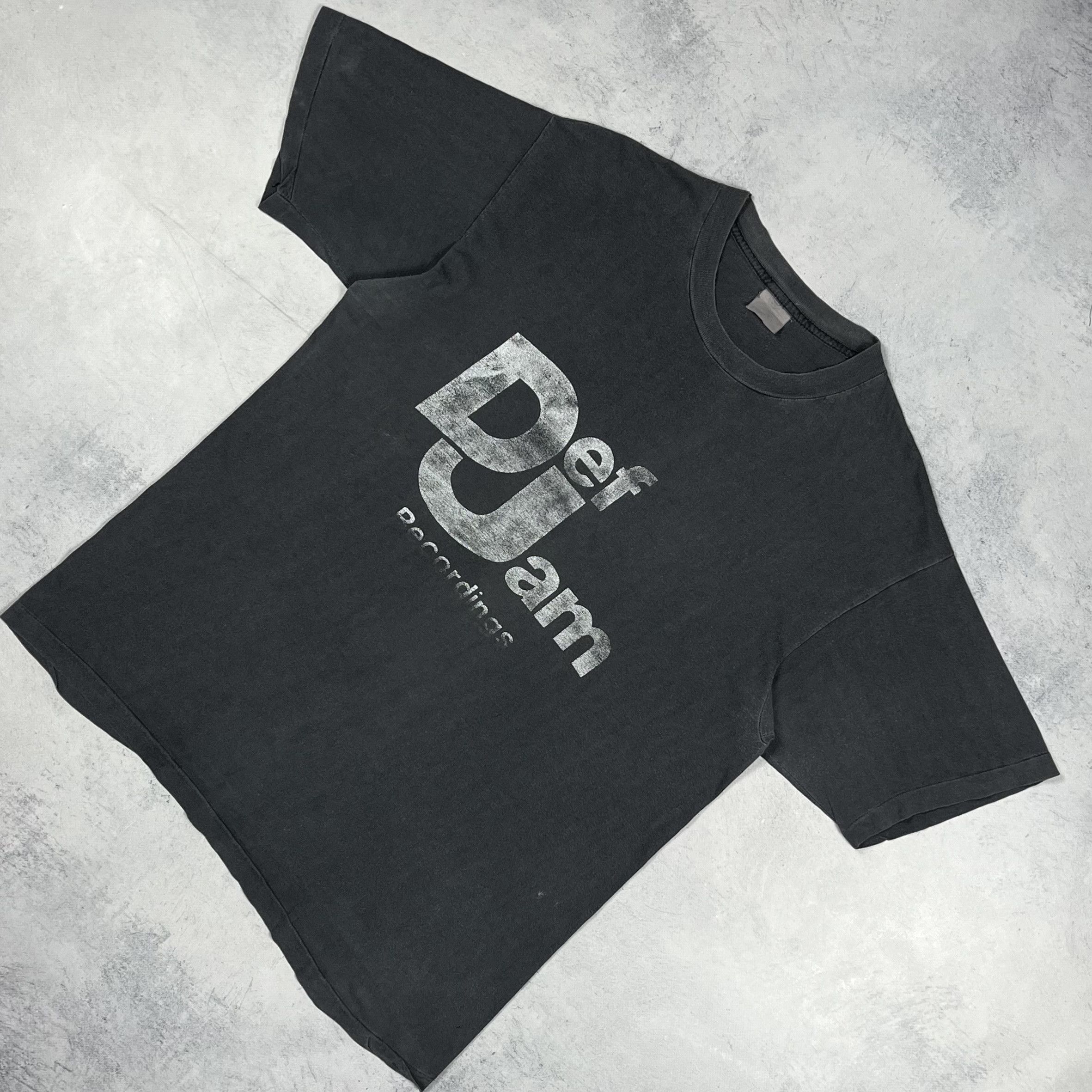 Rap Tees Vintage Def Jam Recordings Rare Rap Faded T Shirt 90’s Size US M / EU 48-50 / 2 - 1 Thumbnail