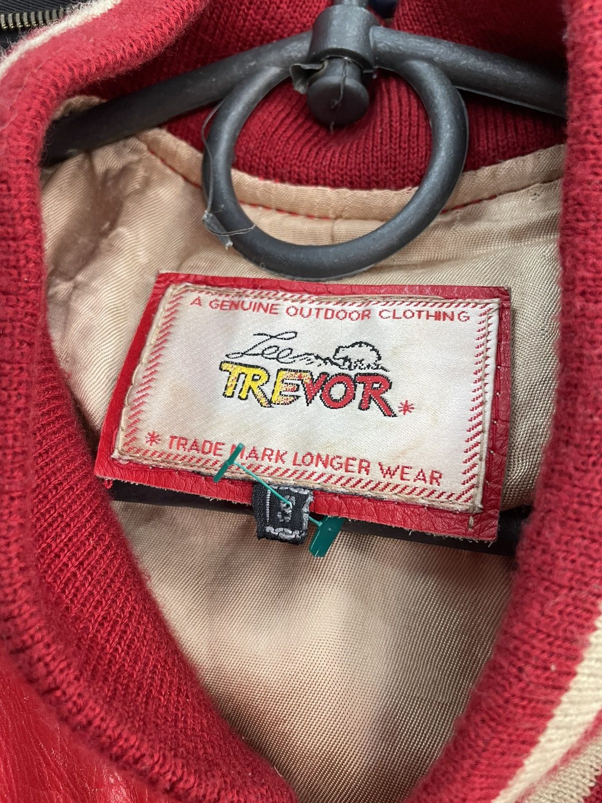 Lee Vintage retro leather lee storm rider Trevor varsity jacket Size US M / EU 48-50 / 2 - 12 Thumbnail