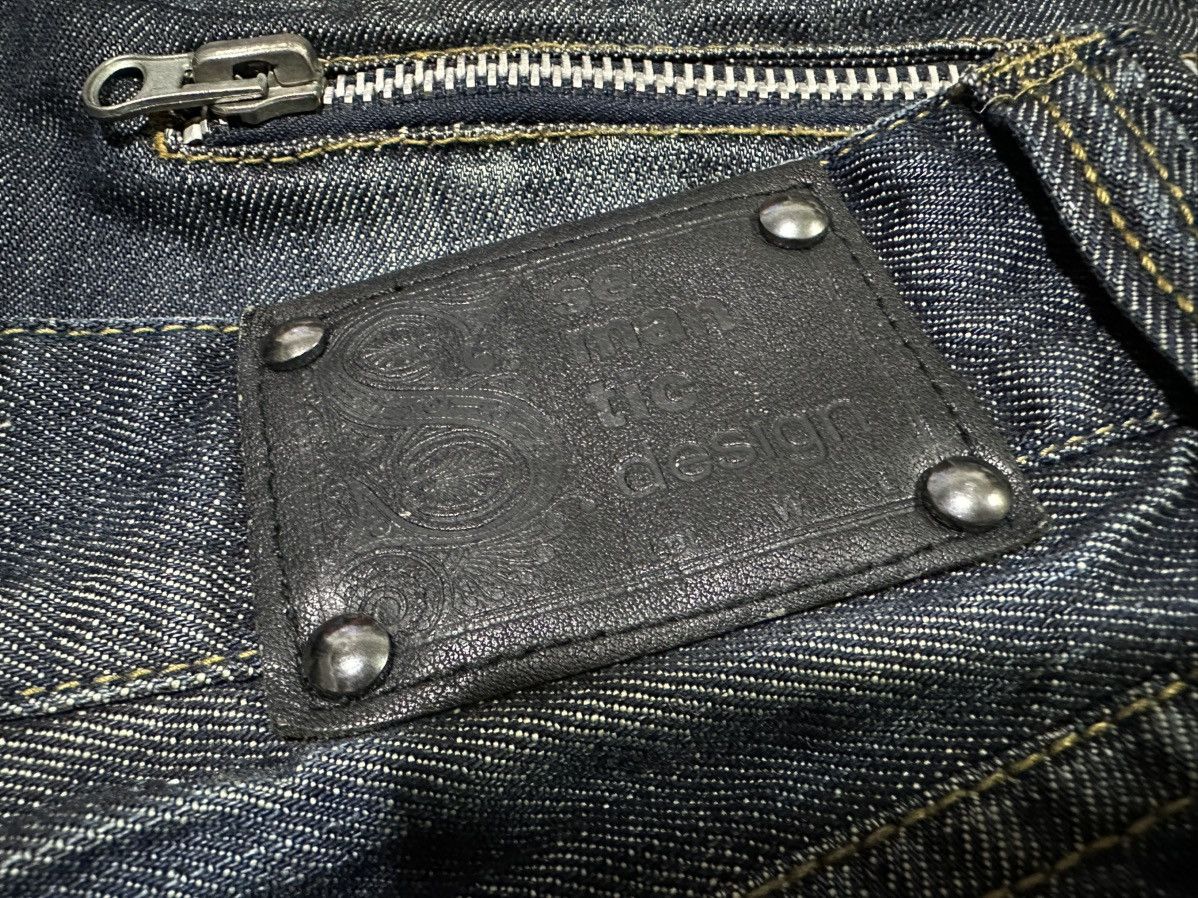 semanticdesign 🔥Sick Y2K Semantic Designs Multi Zipper Denim Punk Size US 30 / EU 46 - 12 Thumbnail