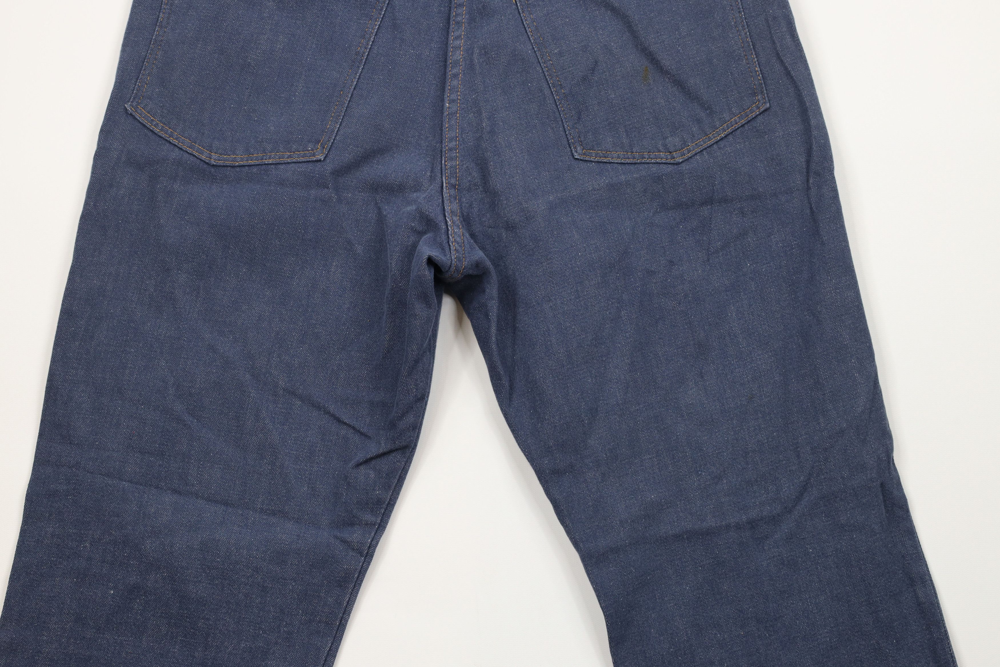 Vintage Vintage 70s Streetwear Wide Leg Bell Bottoms Jeans Blue USA Size 34 - 10 Thumbnail