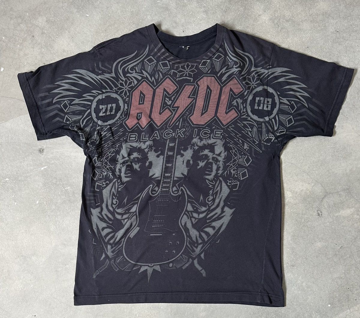 AC/DC VINTAGE ACDC OVERPRINT TEE Size US M / EU 48-50 / 2 - 1 Thumbnail