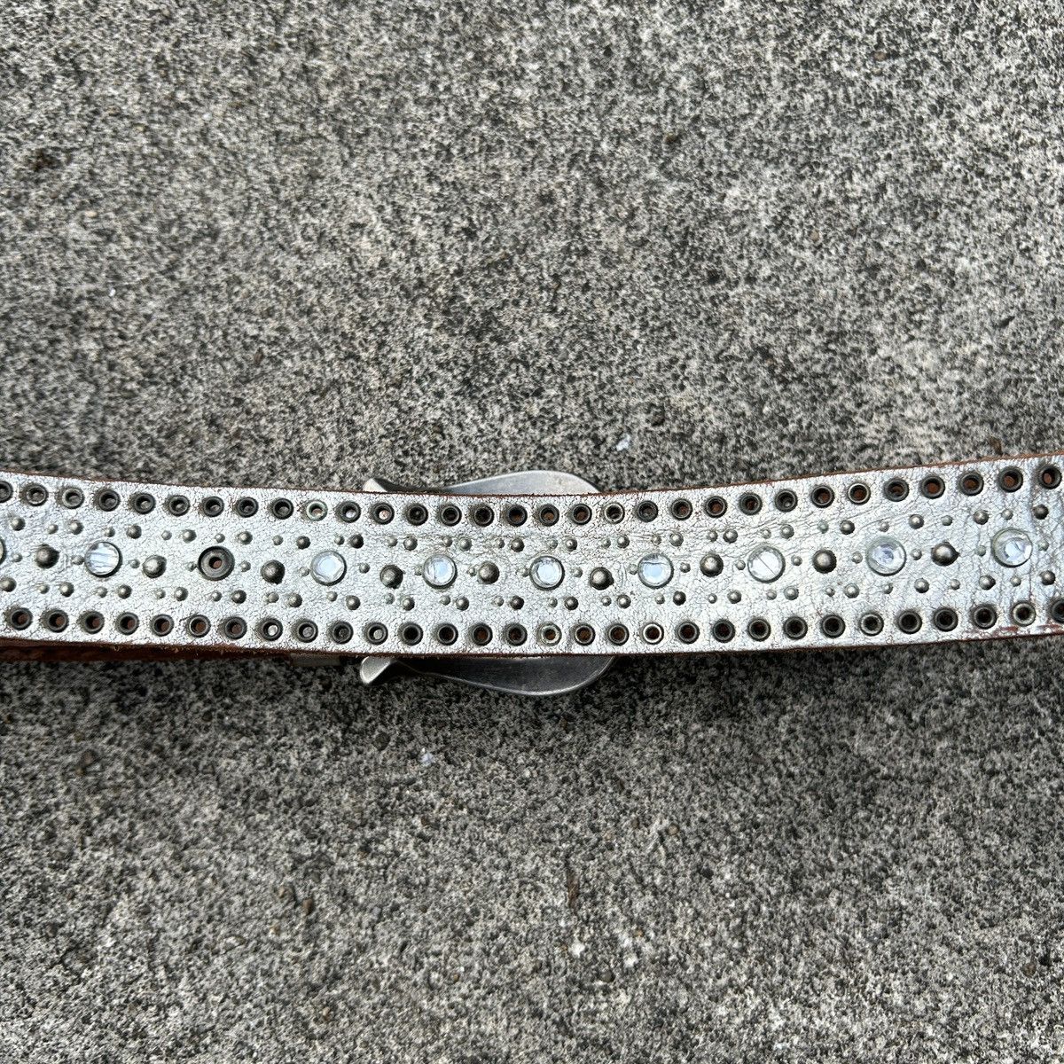 Vintage Vintage studded leather belt (Kapital Style) Size ONE SIZE - 8 Thumbnail