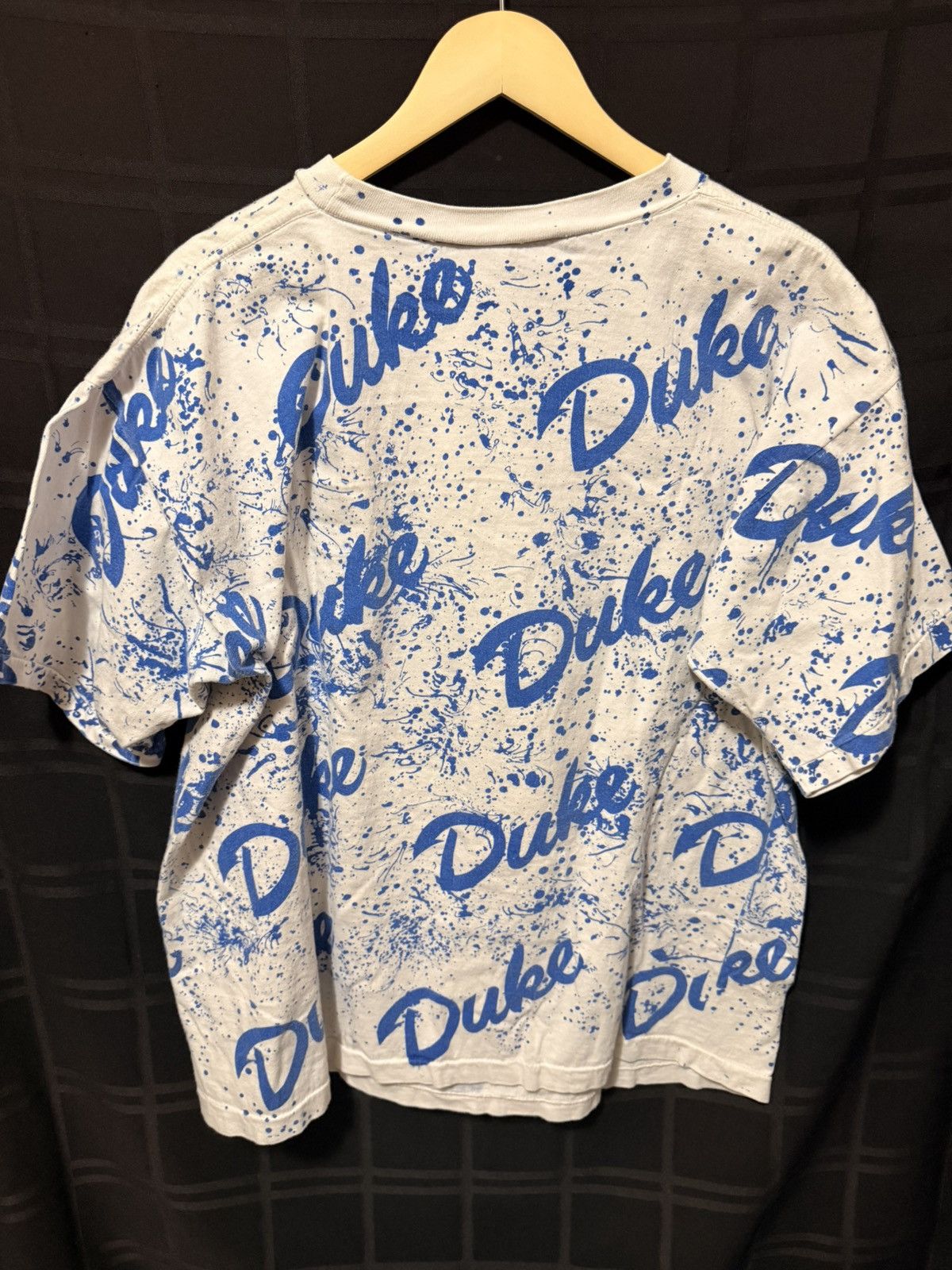 Vintage 90s vintage duke university blue devils all over print shirt Size US XL / EU 56 / 4 - 3 Thumbnail
