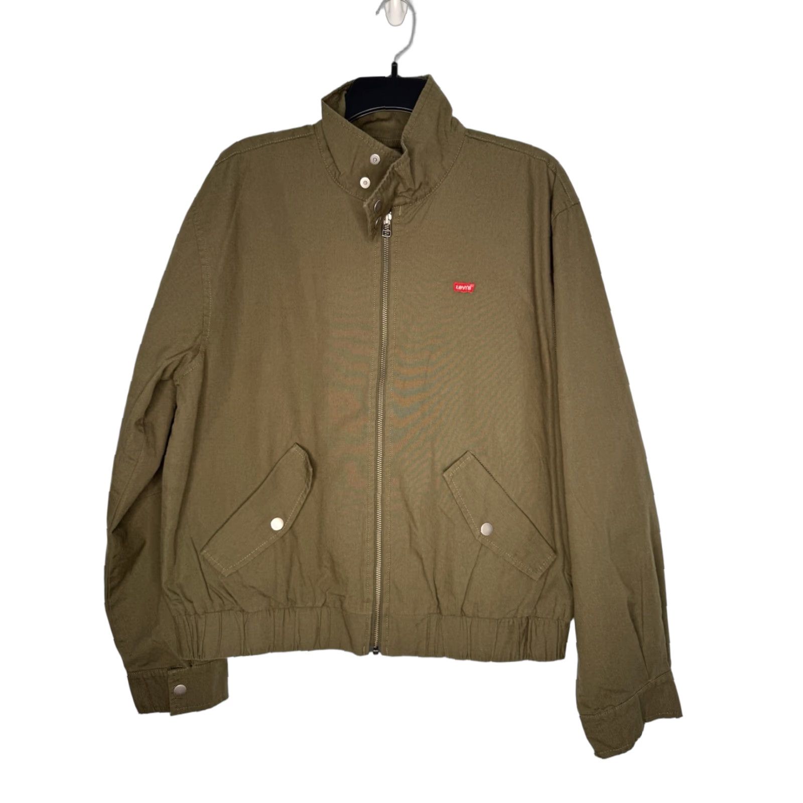 Levi's Levi's Jacket Mens S Green Full Zip Bomber Canvas Corduroy Collar Lightweight Casual Workwear Size US S / EU 44-46 / 1 - 1 Thumbnail
