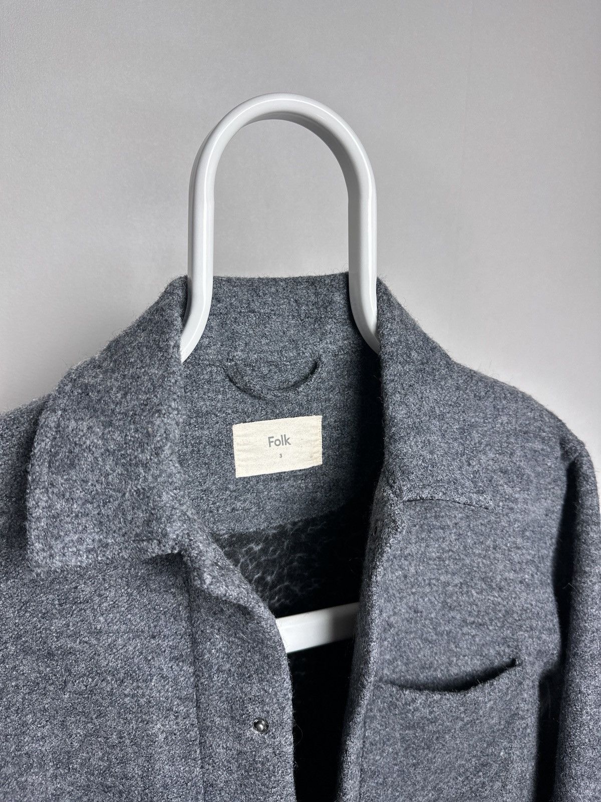 Folk Folk Wool Blend Button Up Overshirt Jacket Coat Size 3 Size US M / EU 48-50 / 2 - 5 Thumbnail