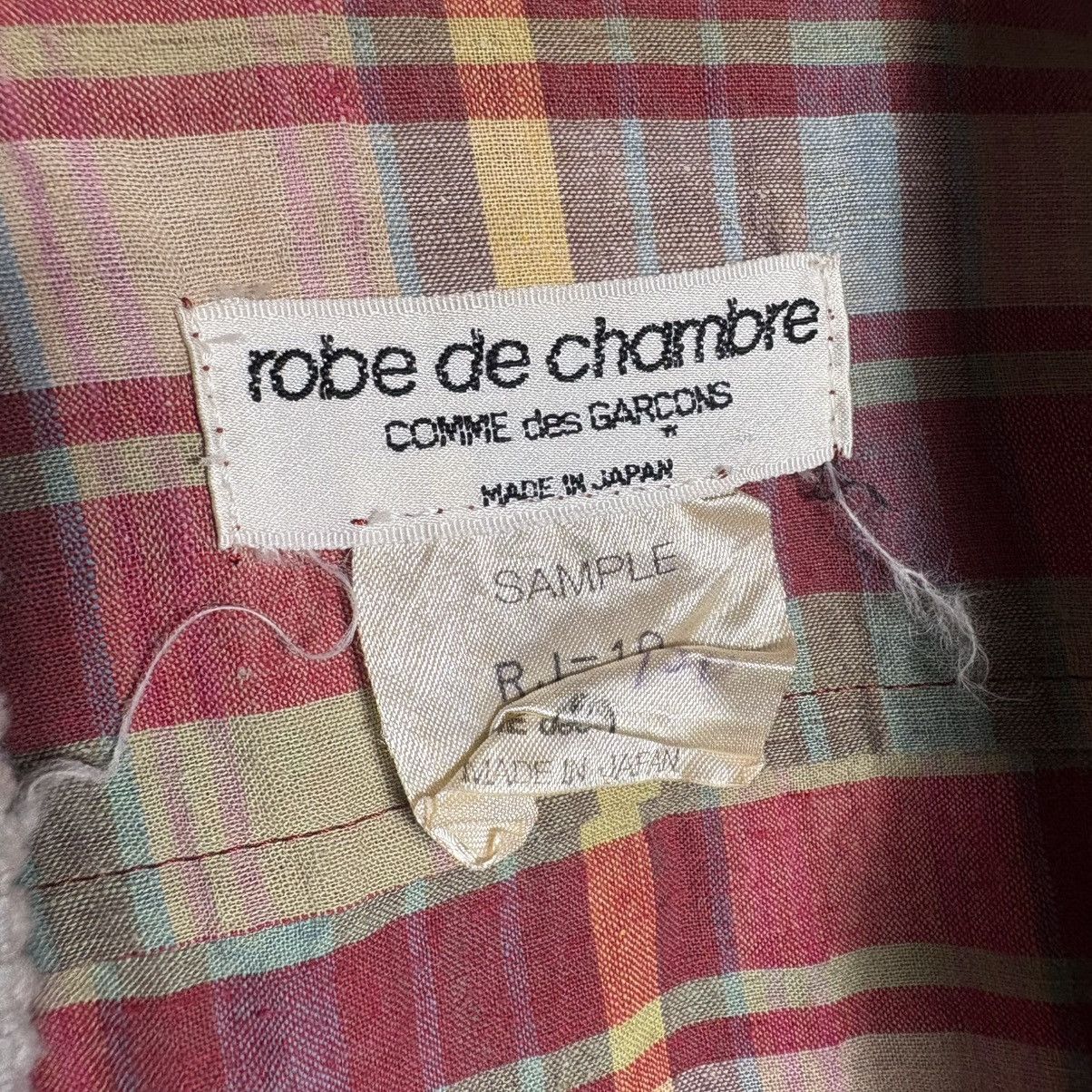 Comme des Garcons Comme des Garçons robe de chambre Striped Cropped Jacket Size L / US 10 / IT 46 - 3 Thumbnail