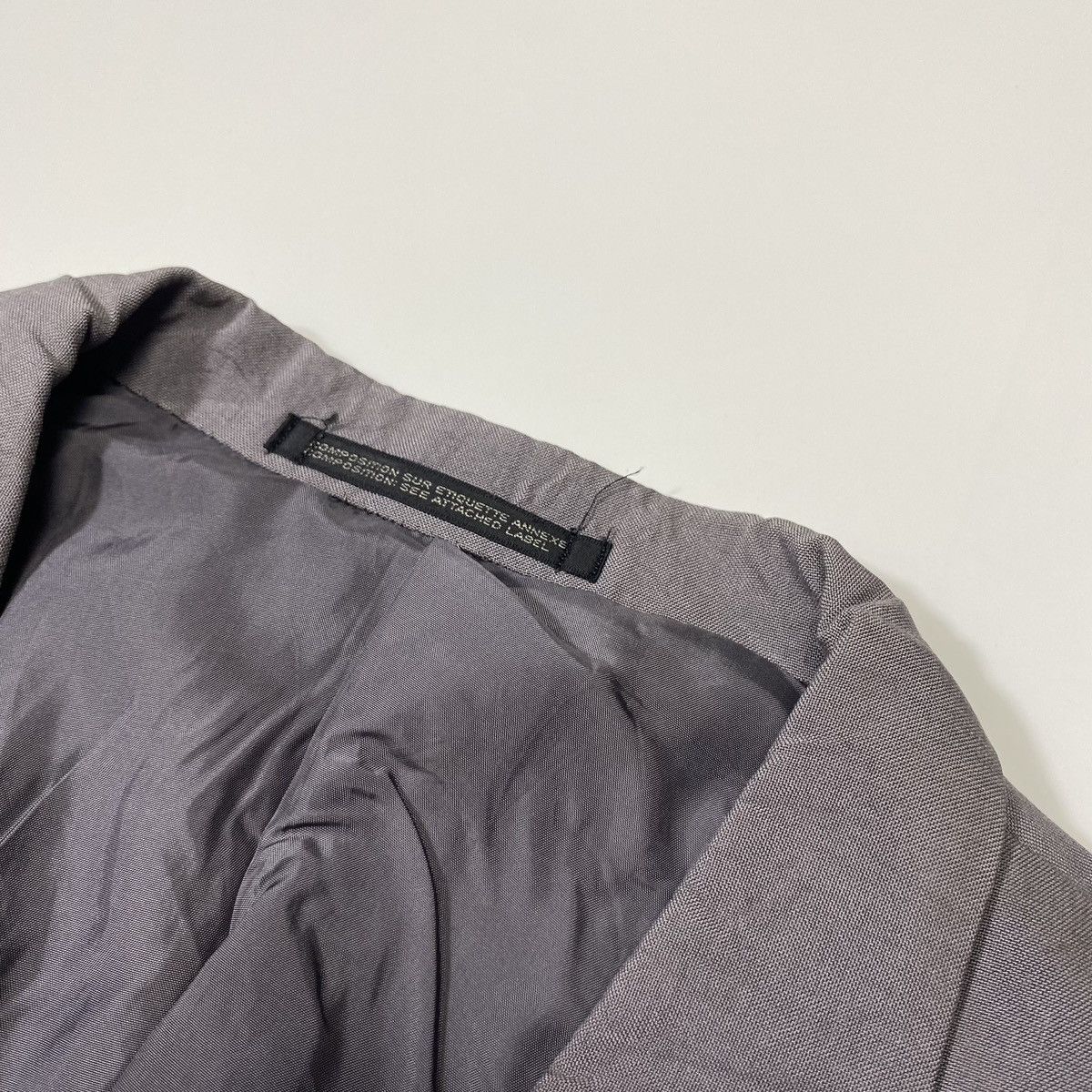 Yohji Yamamoto Vintage Yohji Yamamoto Pour Homme Rayon Blazer Size 50R - 8 Thumbnail