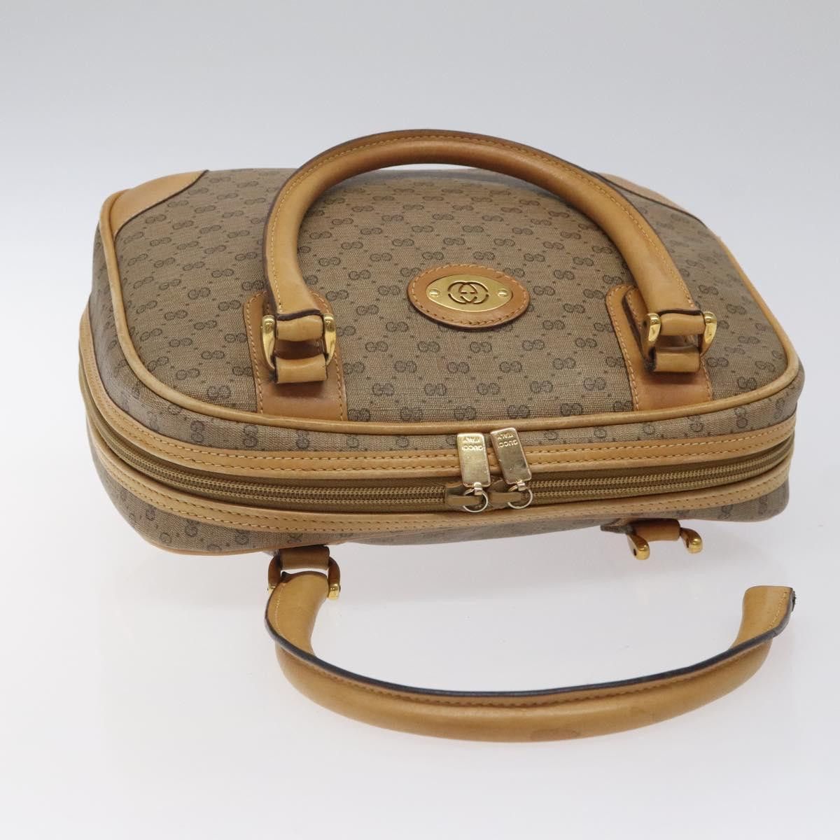 Gucci GUCCI Micro GG Supreme Hand Bag Pvc Beige Gold 000 39 000 39 Size ONE SIZE - 6 Thumbnail