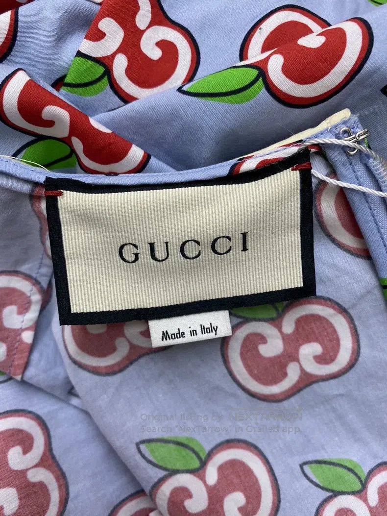 Gucci Gucci Little Apple Dress Size S / US 4 / IT 40 - 4 Thumbnail
