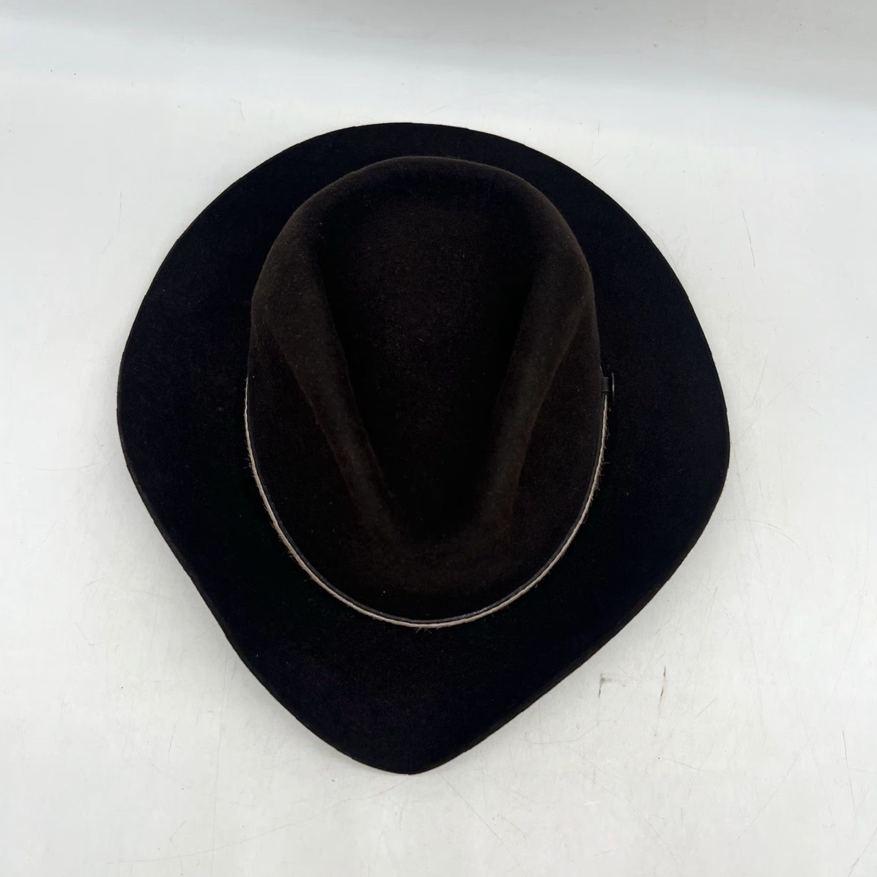 Goorin Bros. Goorin Bros Hat Cowboy XL Mens Merino Wool Western Black Fedora Felt Wide Brim Made USA Classic Western Christmas? Size ONE SIZE - 3 Thumbnail