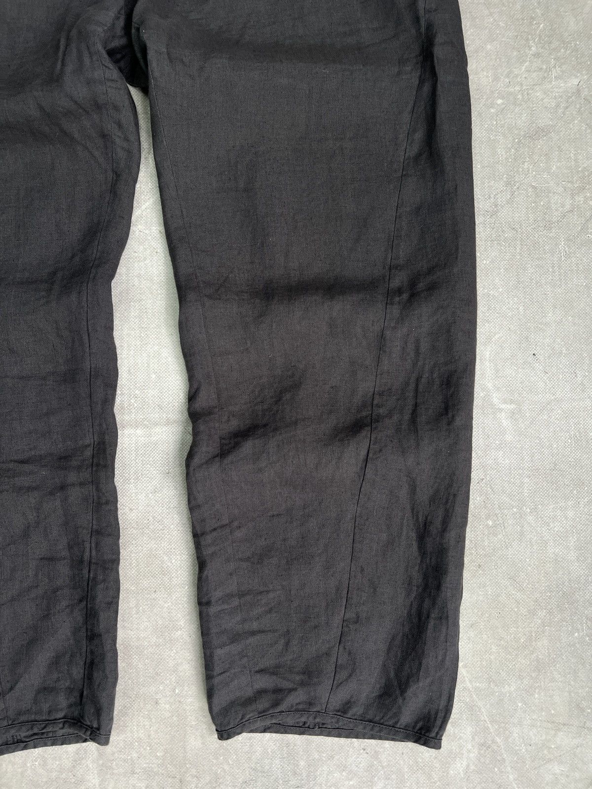 Army Of Me Linen avant Garde assymetrical baggy pants Size US 32 / EU 48 - 3 Thumbnail