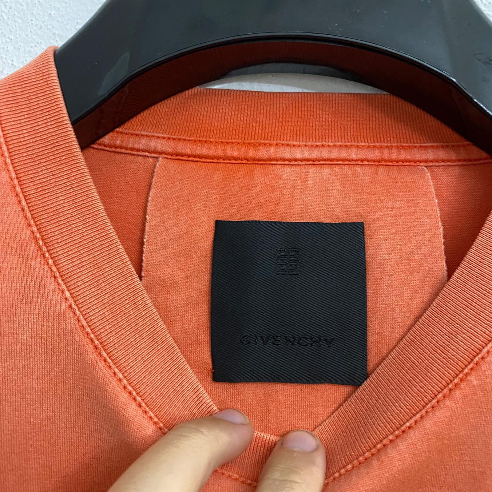 Givenchy x Josh Smith Orange 4G Sketch Logo T-Shirt Size US M / EU 48-50 / 2 - 6 Thumbnail
