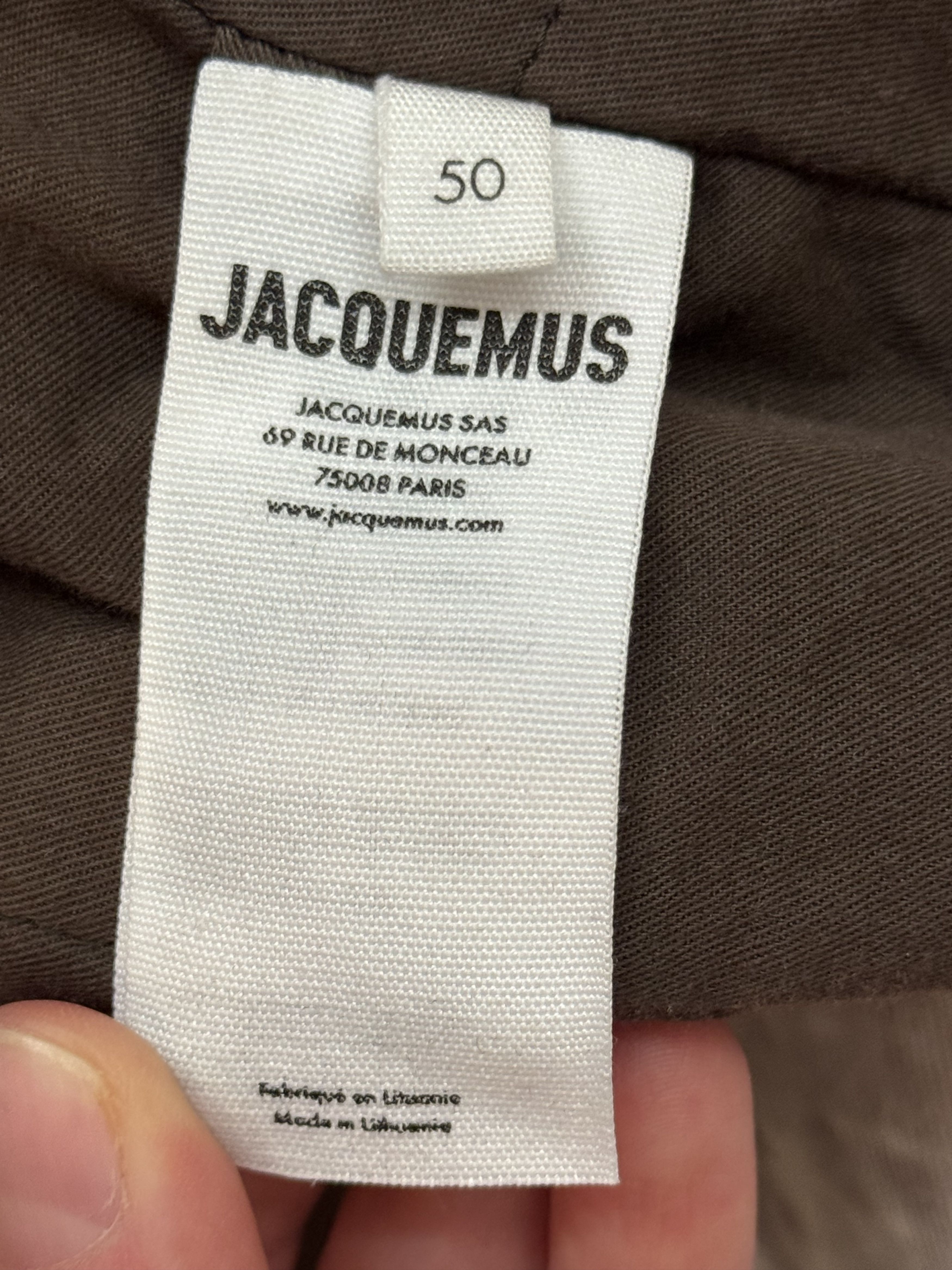 Jacquemus Jacquemus Le Blouson Trivela 'Dark Brown' Size US M / EU 48-50 / 2 - 7 Thumbnail