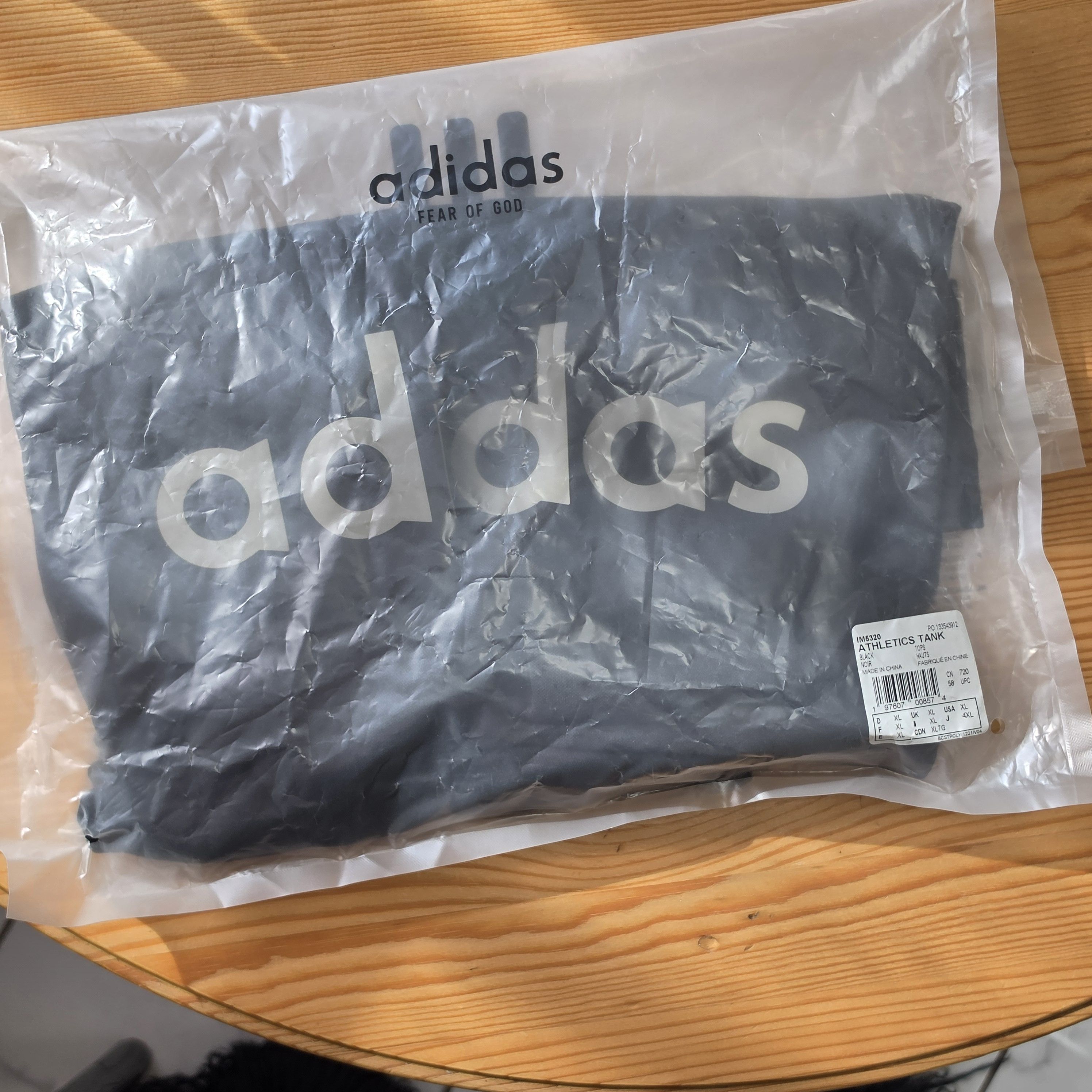 Fear of God Adidas collab tank top Size US L / EU 52-54 / 3 - 8 Thumbnail