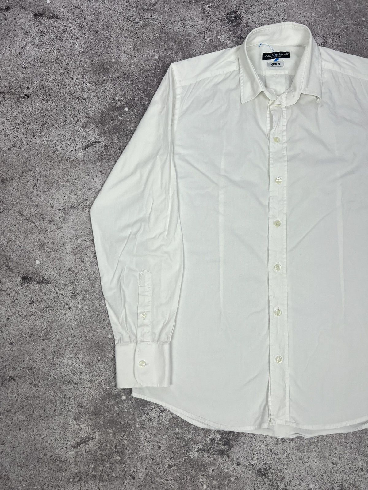 Dolce & Gabbana Dolce & Gabbana Gold Shirt Button Up Long Sleeve Size US M / EU 48-50 / 2 - 2 Thumbnail