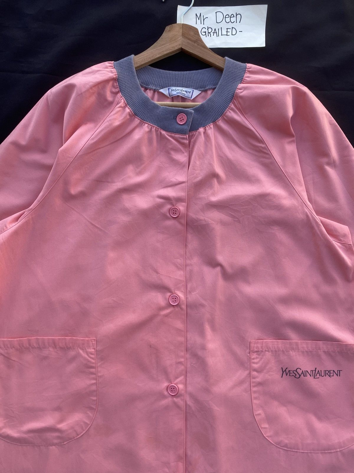 Yves Saint Laurent Rare Yves Saint Laurent Pink Long Shirt Size L / US 10 / IT 46 - 7 Thumbnail